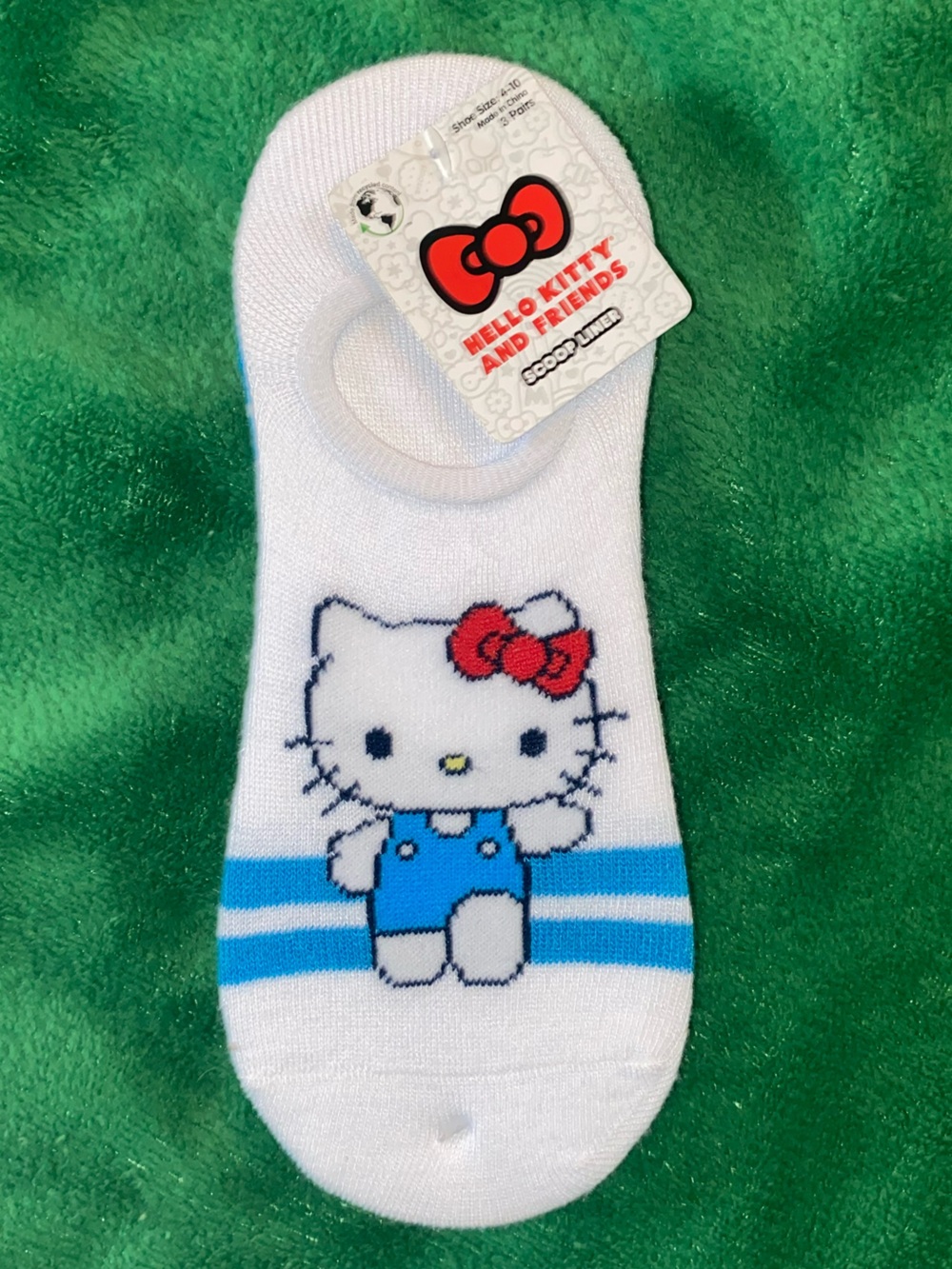 Hello Kitty Liner Socks 3 Pair